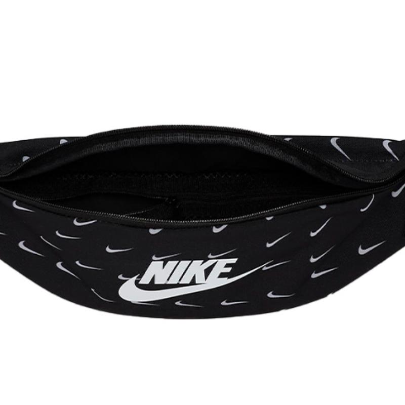 Nike Полиэстеровая наплечная сумка, сумка через плечо, поясная сумка, обычная, унисекс, черная, повседневная DM2161-010