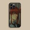 C-Chainsaw M-Makima Чехол для телефона For iPhone 17,16,15,14,13,12,Pro,Max,Plus,E,SE4,Air,Mini Черный Мягкий Чехол