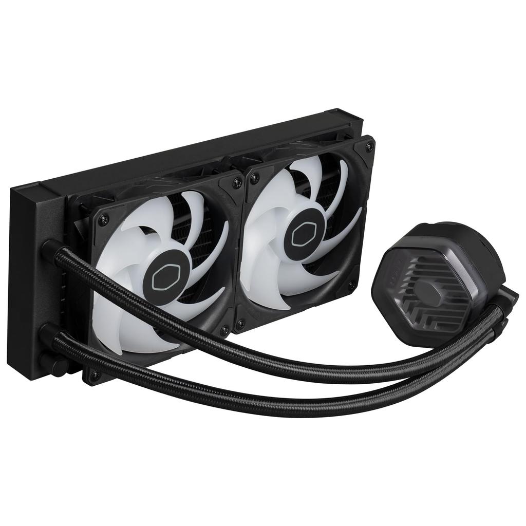 Cooler Master MasterLiquid 240 Atmos двухкамерный насос с большим объемом воздуха и долговечным вентилятором, размер радиатора 240 мм, простое водяное охлаждение ЦП