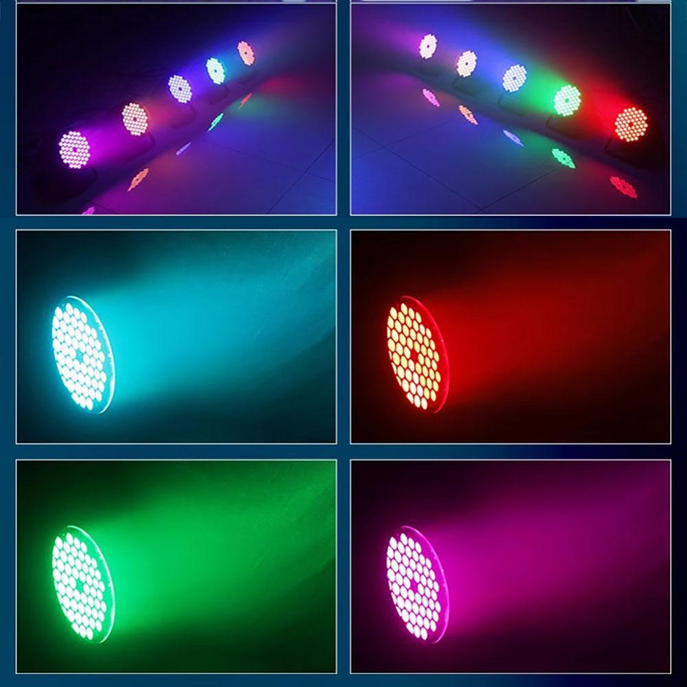3w*60 led rgb 3 in 1 par light dmx 512 sound control dj party lights wedding disco lights ballroom club projection stage lamp