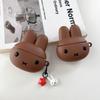 Шоколадный кролик Миффи Применимый защитный чехол для AirPods 4 Силиконовый чехол для наушников Apple 2/3 Поколения AirPods Pro3