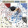 Конфетти для стола на выпускной 2026 Шапочки выпускника Диплом Поздравления Блестки Вечеринка Рассыпать для церемоний
