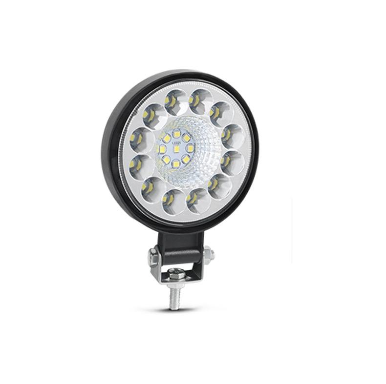 1 ШТ. Светодиодный рабочий свет 14/16 светодиодов 42 Вт 48 Вт 63 Вт 96 Вт 6000K 2835 МИНИ Квадратный Круглый Мигающий Белый Желтый Светодиодная Фара для Вождения Противотуманная Фара Балка 12 В 24 В