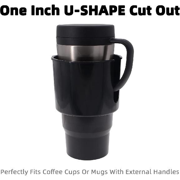 Large Car Cup Holder Adapter Compatible with Hydro Flask 32oz 40oz Yeti 24/30/36oz Nalgene 32oz Coffee Mugs Big Bottles Cup Holders 5