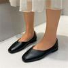 2024 Весна Лето Модные Новые Повседневные Туфли На Плоской Подошве С Небольшим Носком Элегантные Простые Женские Туфли С Квадратным Носком На Низком Каблуке