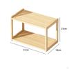 Storage Rack Desk Bookshelf Seasoning Desktop Organizer Tabletop Display Shelf for Men Dresser