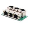 Разъем RJ45 Keystone Jack Встроенный соединитель 3 Разъем RJ45 Сетевой соединитель Модуль-соединитель Адаптер Ethernet для гигабитных сетевых устройств
