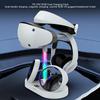 For PS VR2 Dual Controller Magnetic Charging Base With Indicator Light Charging Dock With RGB Light VR Headset Display Stand