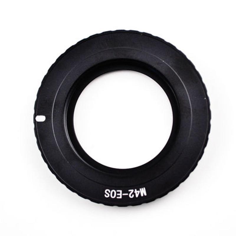 Black M42 Chips Lens To Canon EOS EF Mount Ring Adapter AF III Confirm