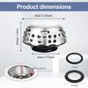 Stainless Steel Pop Up Sink Strainer Anti-Odor Bathtub Drain Stoppe  Bathtub Plug
