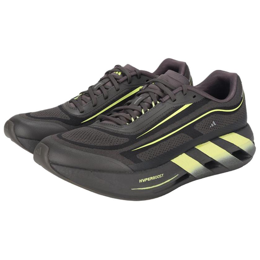 Мужские кроссовки Adidas HYPERBOOST Беговая обувь Унисекс Низкие Темно-серый Угольный
