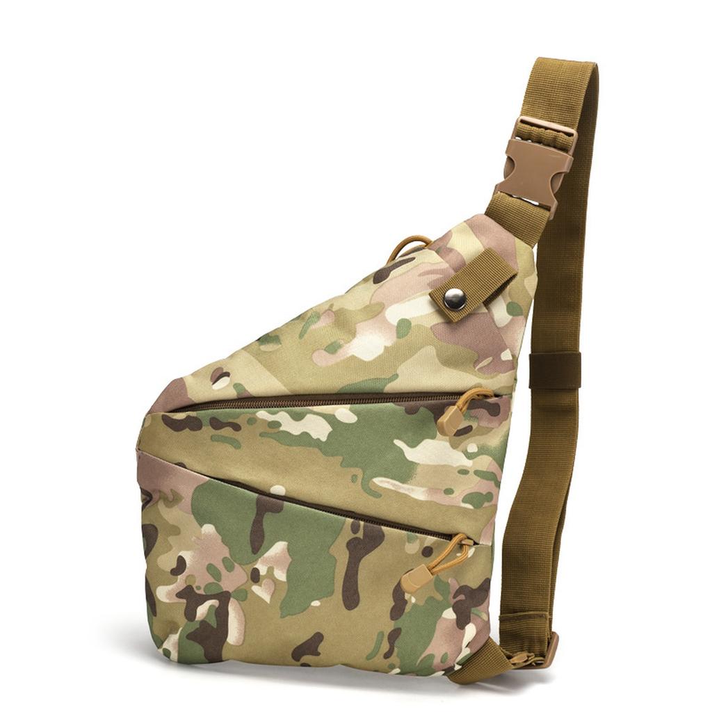 Мужская сумка Скрытое хранилище Кобура Нагрудная сумка-рюкзак Crossbody Многофункциональная -защита от кражи Охотничья нагрудная сумка