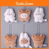 Bear Rabbit Twisted Egg Plush Doll Small Pendant Cartoon Keychain Animal