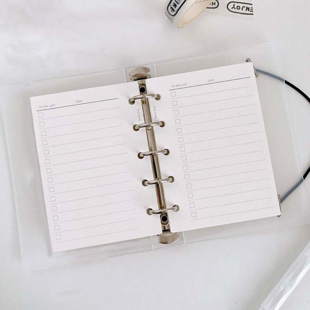 50 листов M5 A8 сменная бумага для блокнота сменная спиральная папка для блокнота студент