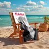 Personalized customized proof beach towel with Eminem pattern - soft, absorbent, quick-drying, perfect swimming, camping&bathing
