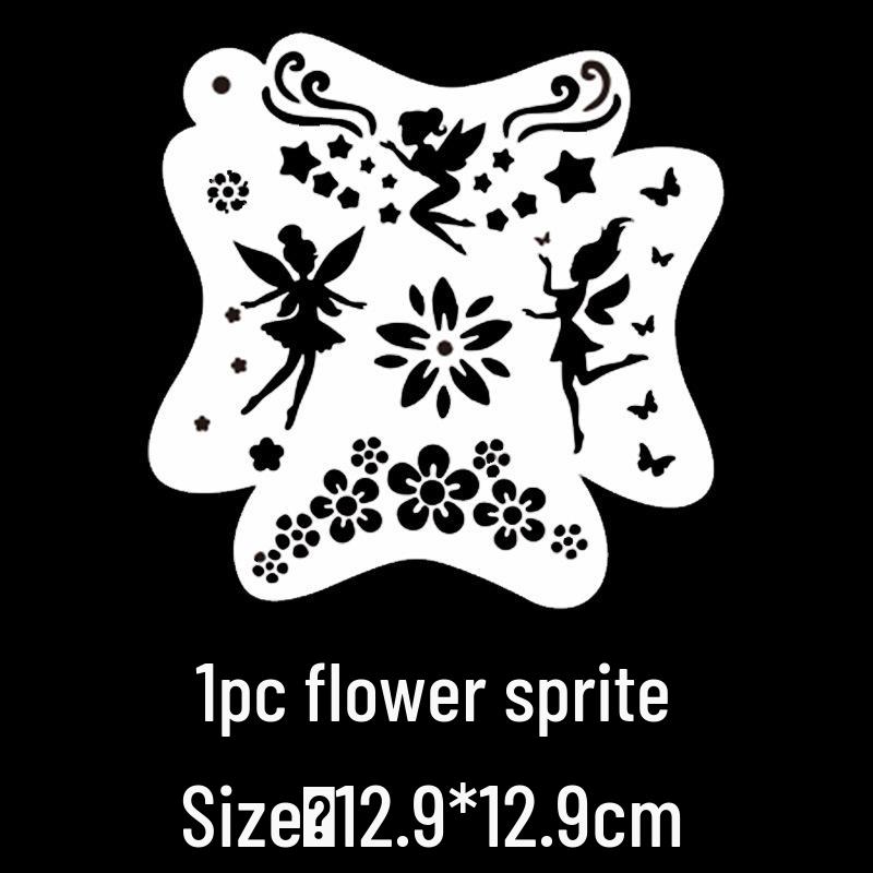 Кружевной трафарет для боди-арта