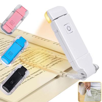Светодиодный USB перезаряжаемый светильник для книг, светильник для чтения, защита глаз, ночник, портативный настольный светильник с зажимом, светильник для чтения, ночник