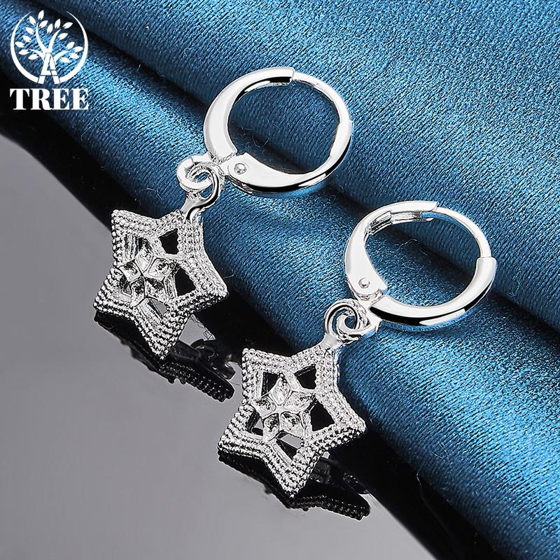 Ювелирные изделия из стерлингового серебра 925 пробы со звездами