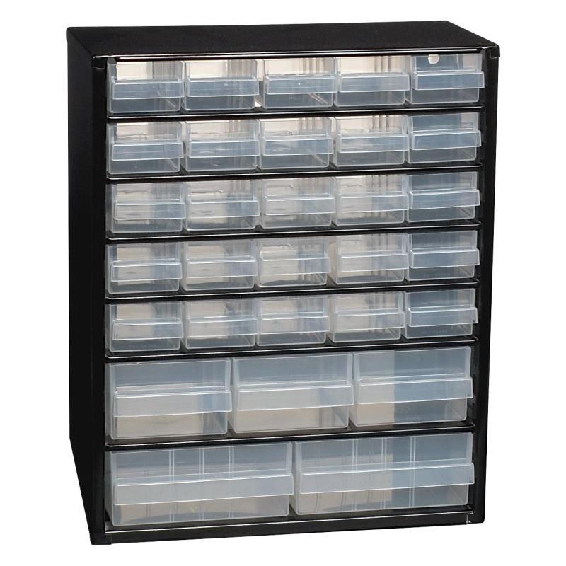30-Drawer Raaco Storage Cabinet, 150x375x306mm