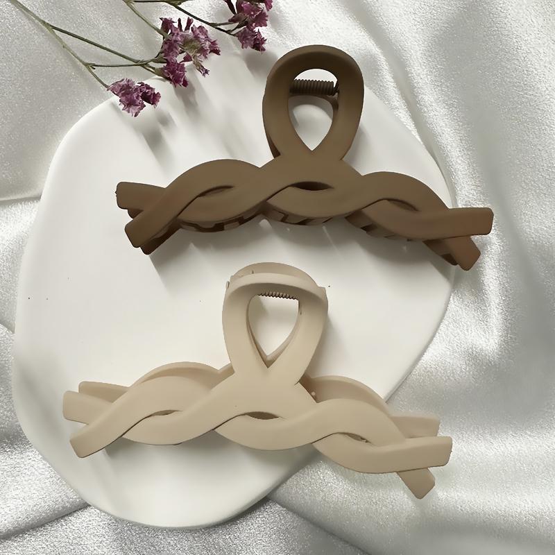 Большой краб для волос с бантом, новый модный однотонный черный зажим для волос в виде акульего плавника, инструменты для укладки волос, аксессуары для женщин, девушек