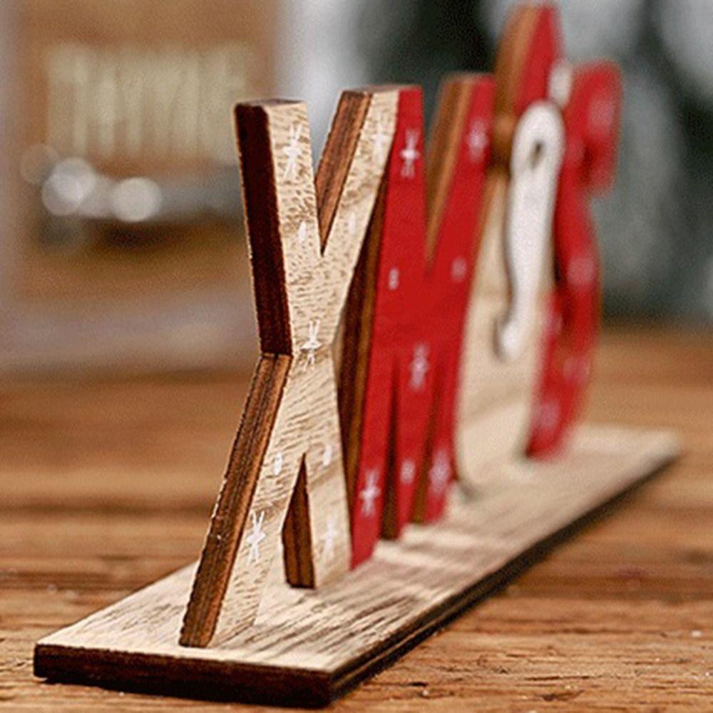 Party Home Accessories Letters Ornaments Table Decoration Sign Backdrop Christmas Decoration