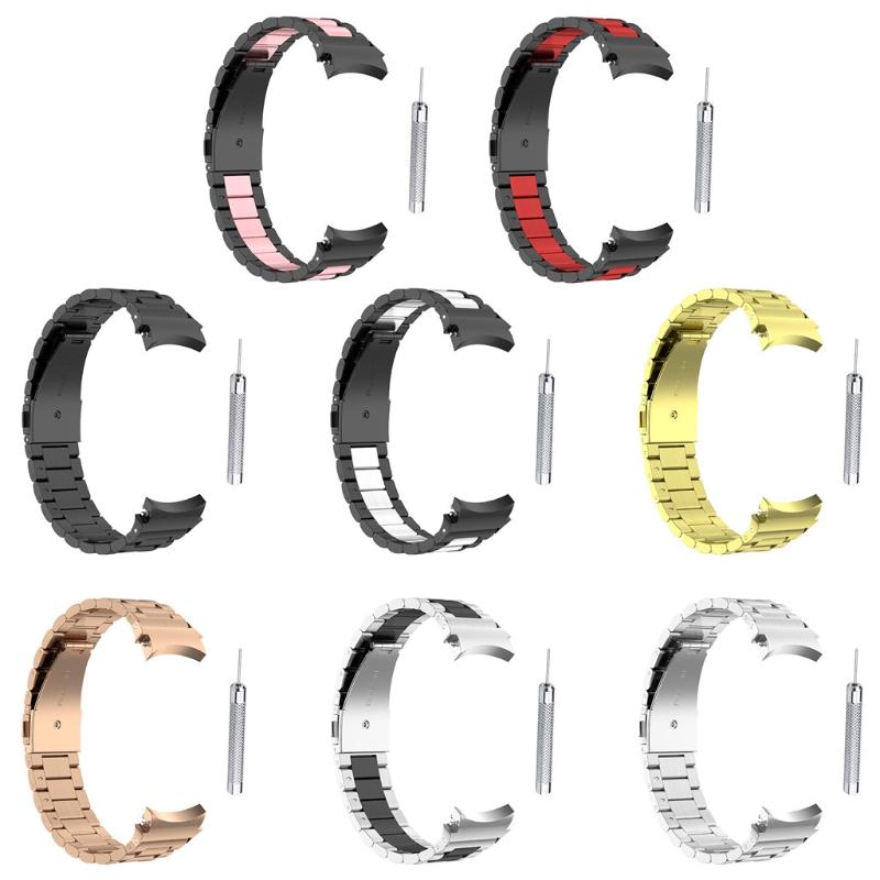 Металлический ремешок для -Galaxy Watch4/Watch4 Classic Водонепроницаемый Прочный для ремешков смарт-часов Спортивный браслет