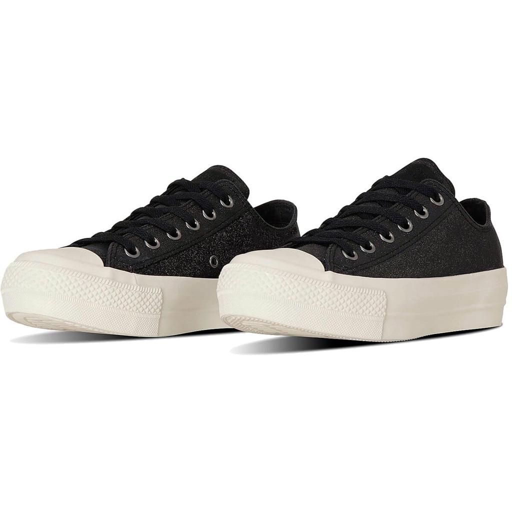 Converse All Star Glitter OX Size Cm Sneakers, Black, 25.0
