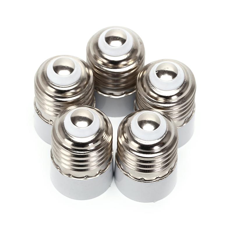 5Pcs/Lot E27 To E14 Lamp Holder Converter Socket Light Bulb Base Type Adapter