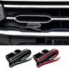 150W1Pc Car Front Grille Emblem Badge Decals for Volkswagen VW New R Logo Tiguan L TAYRON TACQUA T-ROC Teramont X Accessoires RTHF1