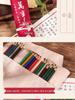 Креативный пенал-рулон Jiujiu Stationery в ретро-стиле с китайскими мотивами - Большой вместимости, из японской ткани