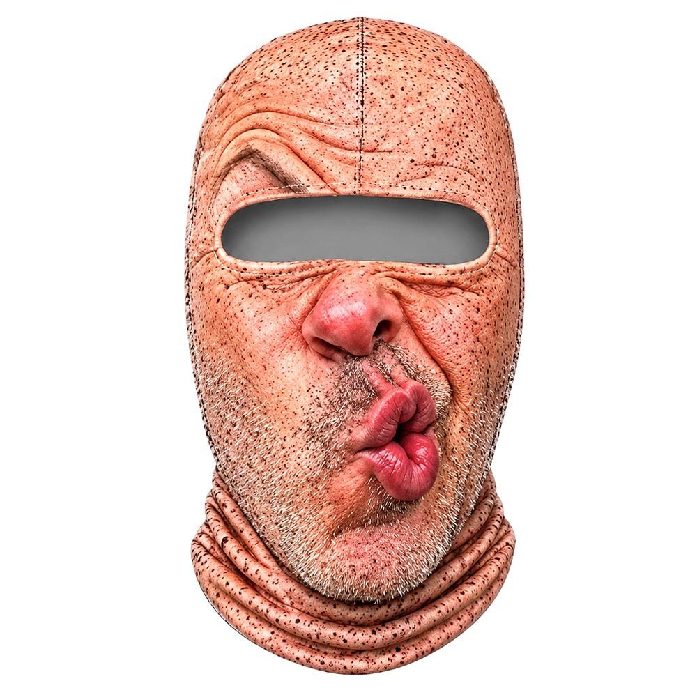 Breathable Old Man Balaclava Face Mask Full Face Mask For Outdoor/Cycling/Pranks/Party