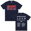Imagine Dragons Band World Loom Tour 2026 New Hot Selling Mens Womens Casual Cotton Oversized Tshirt Street Wear