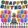 34Pcs Ninja Turtles Party Supplies Set Includes Banner Balloons Cake Toppers