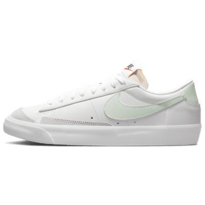 Женские кроссовки Blazer Low 77 Белые с легким зеленым оттенком, обувь для скейтборда DC4769-111