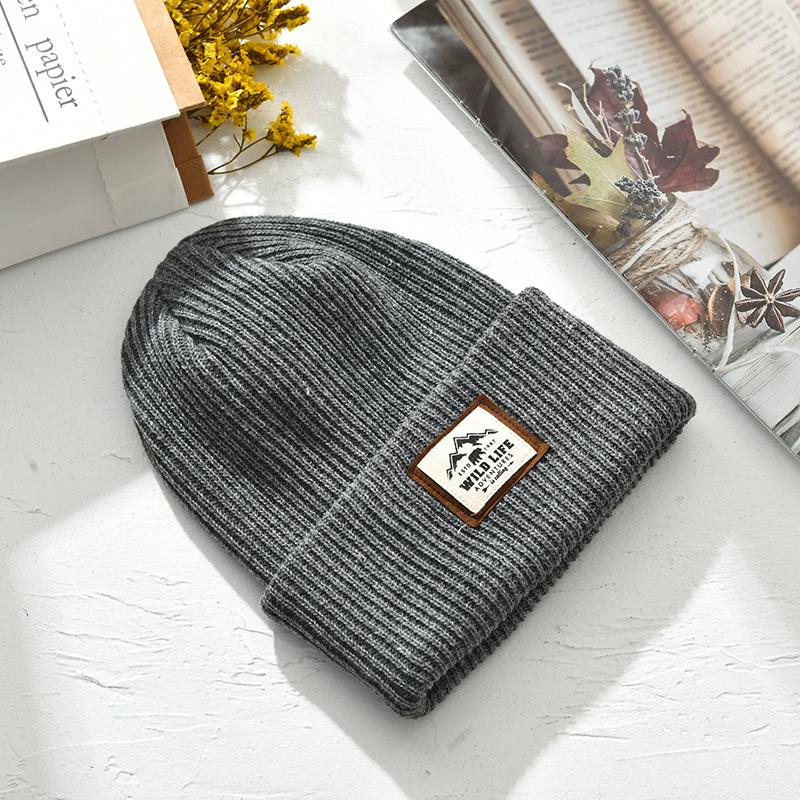 WRELS Зимняя вязаная шапка-бини Термозащита ушей Велосипедная Охотничья Шапка-свитер Ветрозащитная Для кемпинга на открытом воздухе Пешего туризма Беговая шапка