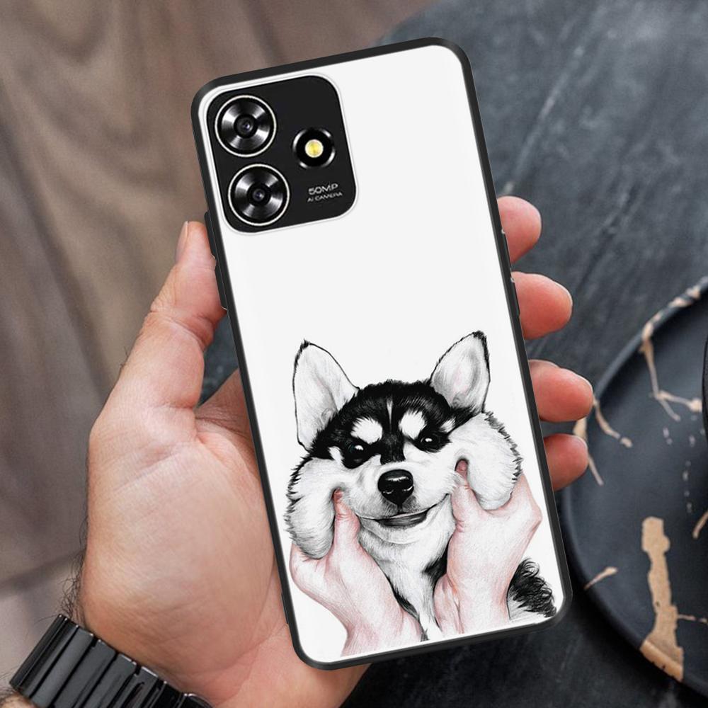 For ZTE Blade A73 Case Soft Black Silicone Bumper Phone Cover Funda For ZTE Blade A73 5G Cases For ZTE Blade A73 4G Fundas Coque