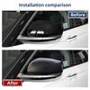 Carbon Fiber Side Door Rearview Mirror Cover Trims for Jeep Grand Cherokee +