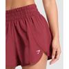 Gymshark Retro Waistband Shorts Washed Red B8a6n Rbs5