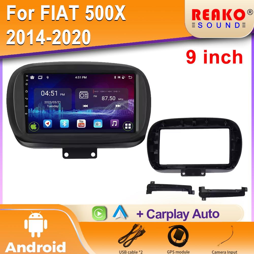 Android Car Radio для FIAT 500X 2014-2020 Автомобильный мультимедийный видеоплеер Навигация GPS Carplay Autoradio 2Din IPS DSP 4G