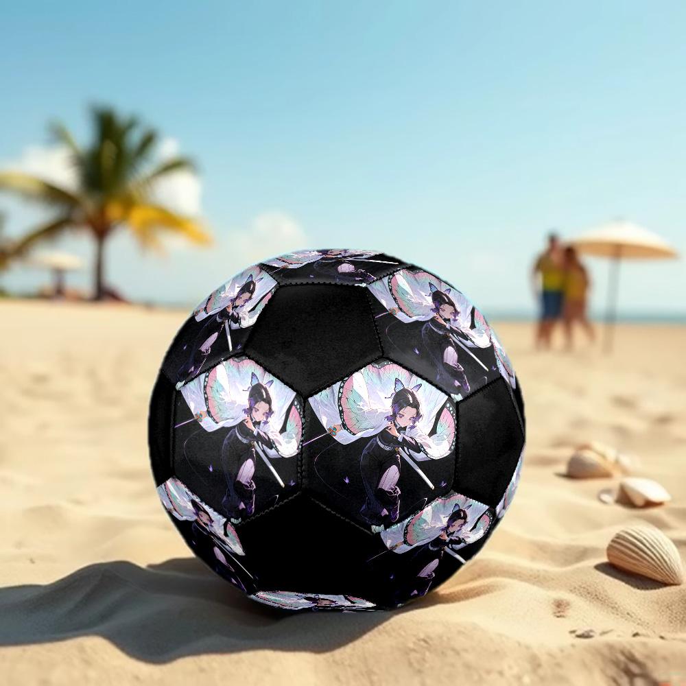 Shinobu Kocho2 Soccer Ball Colorful All Ages Machine Stitched PVC Competition Ready Durable High-Bounce.SIZE5