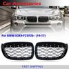 Rhyming Front Bumper Kidney Grille Meteor Racing Air Intake Grill Car Accessories Fit For BMW X3 X4 F25 F26 2014 2015 2016