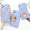 Чехол для телефона с милым щенком корги, яркий цвет, синий для iPhone 11 12 13 pro XS MAX 8 7 6 6S Plus X 5S SE 2020 XR