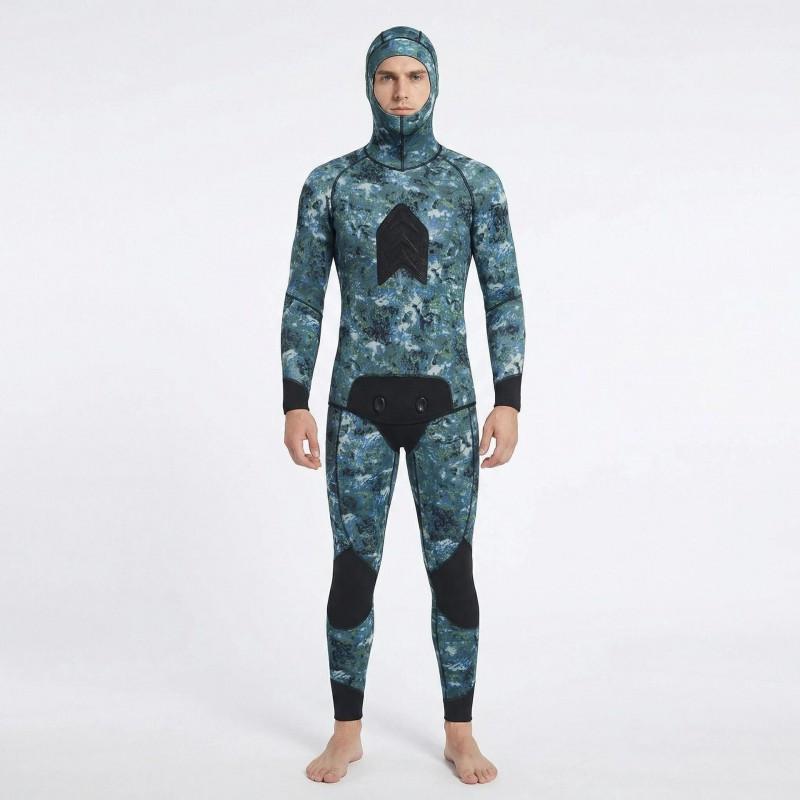 Mens 3mm 5mm 7mm CR Neoprene Wetsuit Separates Scuba Diving Snorkeling Cold Water Swimming
