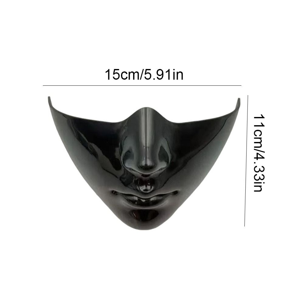 Smooth Edges Cosplay Face Mask Lightweight Shell Realistic Face Durable Masquerade Mask
