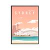 Nordic Vintage Travel City Poster San Francisco Rome Sydney India Morocco Landscape Art Картина на холсте Настенные картины Декор