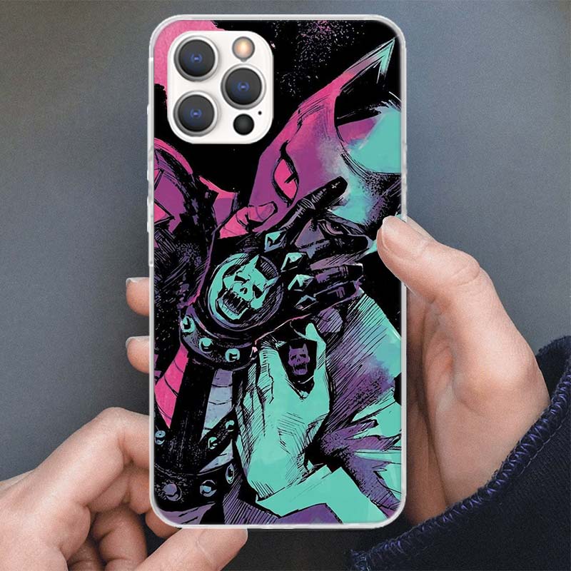 Чехол для телефона Anime JoJo Killer Queen для Apple iPhone 16 15 14 13 12 11 Pro Max Mini XS XR X 7 Plus 8 + SE с мягким силиконовым принтом She