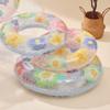 Spring Flowers Inflatable Toy Summer Swimming Ring Outdoor Pool Playing Inflatable Floating Water Toys for Kids Adults