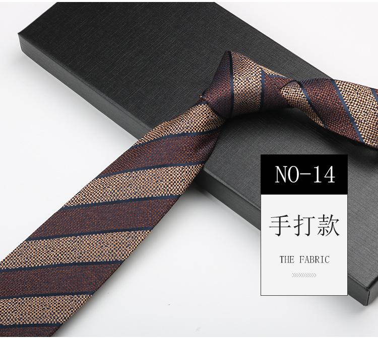 Британский галстук Мужской Коричневый Винтажный Хаки Ручная работа Рубашка Полосатый Цветок кешью Высококачественный галстук