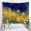 Пейзажная иллюстрация гобелен звездное небо за окном настенный висит богемный хиппи украшение дома простыня с принтом