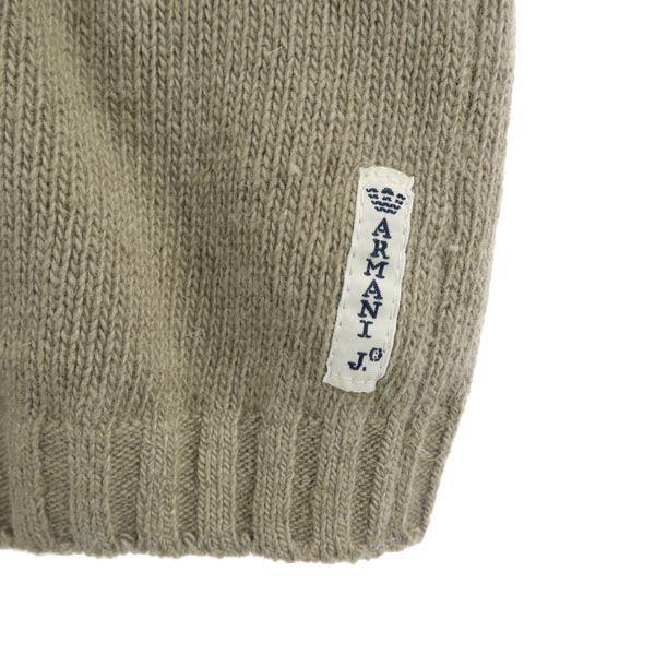 Armani Jeans Итальянский пуловер с длинным рукавом из смеси ангоры I40 Вязаный женский б/у